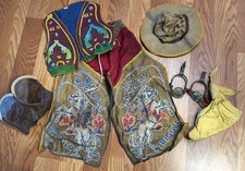 Vtg 50s Roy Rogers Trigger Child Costume Western Rodeo Vest Chaps Stirrups As Is Vtg 50s Roy Rogers Trigger Child Costume Western Rodeo Vest Chaps Stirrups As Is