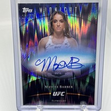 2026 Topps UFC Midnight #BAV-MB Maycee Barber auto /75
