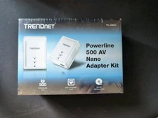 Trendnet Powerline 500 AV Nano Adapter Kit TPL-406E2K with network cables