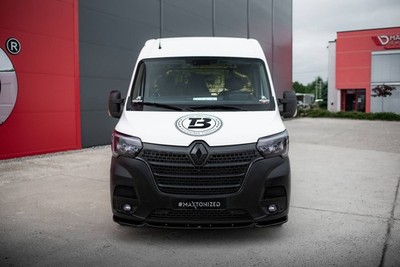 Maxton Design Frontlippe passend für Renault Master Mk3 FL schwarz Hochglanz