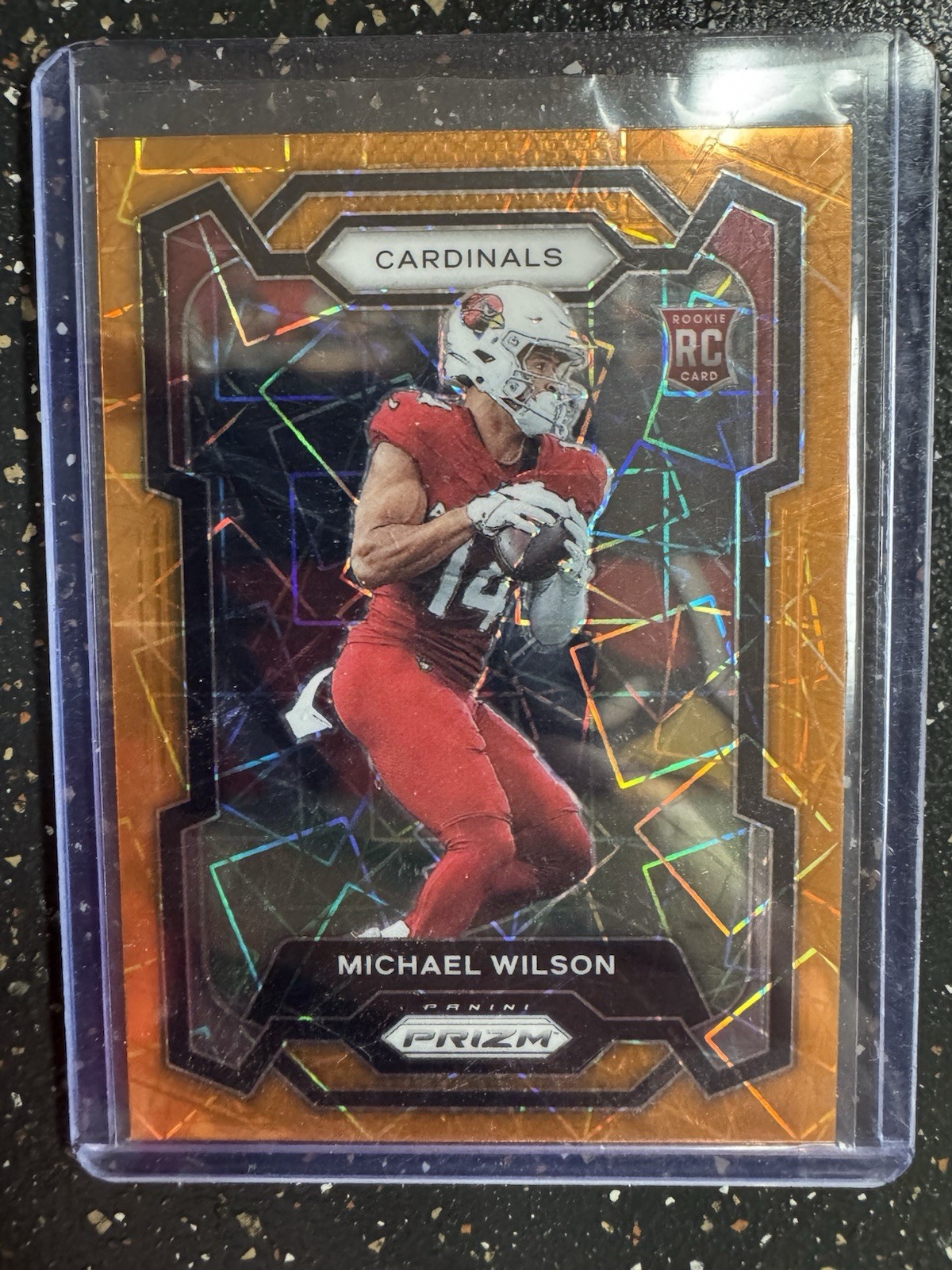 2023 Panini Prizm - Rookies Michael Wilson #303 Lazer Prizm (RC)