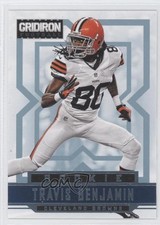2012 Panini Gridiron Rookie Platinum X's 7/25 Travis Benjamin #292 0b0