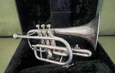Boosey & Hawkes Imperial Cornet Silver Plated, Case & 2x Mouthpieces