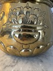 Antique 19th Century Brass Jardiniere Wall Planter Lions Head Fleur De Lis — photo 5