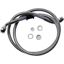 Drag Specialties Standard Length Front Stainless Steel Brake Line Kit 1741-5843
