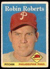 1958 Topps #90 Robin Roberts Very Good Phillies               ID:255451