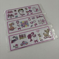 Barbie Assorted Stickers Pets, Accessories, Ken Pink 34 Count