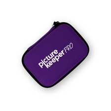 Picture Keeper Pro Zippered Storage/Travel Case - Purple NEW 