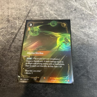 Riftbound - Alpha Strike Near Mint 192/219 - Unleashed English