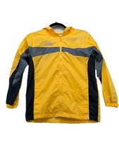 Columbia Vintage Kids Yellow Lightweight Windbreaker Jacket Size 10 / 12