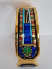 MICHAELA FREY WIEN 24CT GOLD PLATED SCARAB EG...