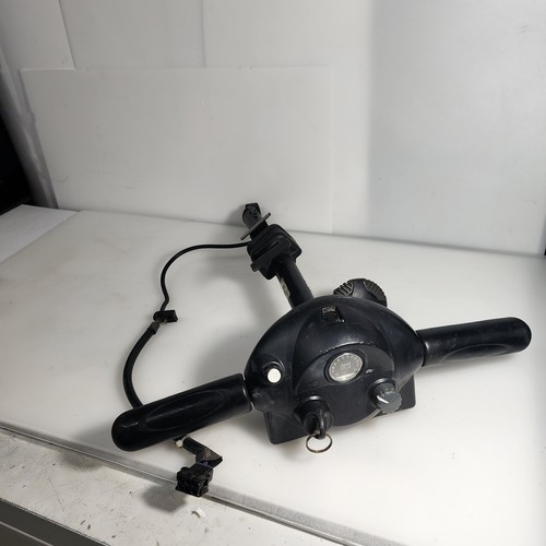 Tiller and Dash From GoGo Ultra X Scooter With Key Damage On Plastic Housing