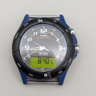 Timex Expedition Analog Digital Watch 41mm Indiglo WR100 New Battery
