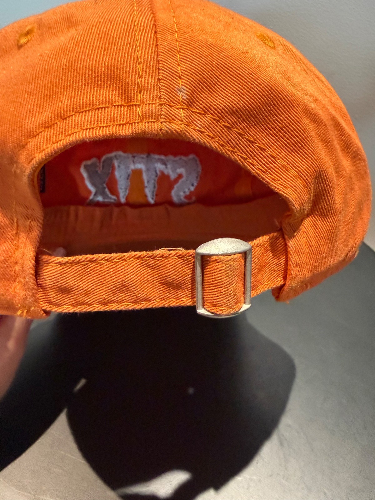 STIX Orange Snapback Hat Adjustable Flat Brim Bas… - image 9