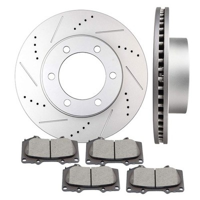 Front Brake Kit Pads Rotors for Toyota Sequoia 2001-2007 Tundra 2000-2006