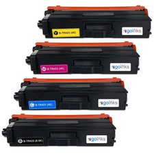 4 Cartuchos tóner para reemplazar Brother TN423Bk TN423C TN423M TN423Y non-OEM