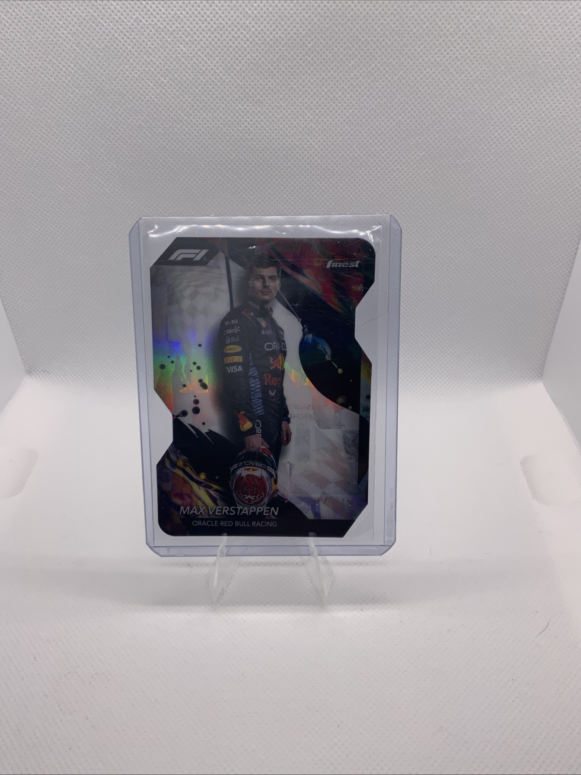 2024 Topps Finest Formula 1 #101 Max Verstappen Uncommon Die Cut Refractor /75