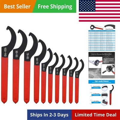10pcs Coilover Spanner Wrench Set, for Suspension System and Shock Adjustment