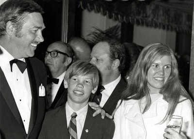 Howard Keel Children at Kathy Grayson Opening at Coconut Grove in - Old Photo