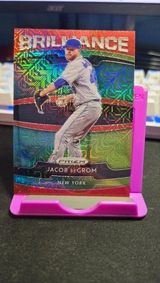 2020 Panini Prizm - Brilliance Jacob deGrom #B-1 Red Mojo Prizm /149