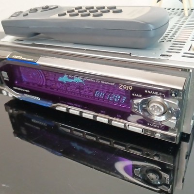 KENWOOD Z919 1DIN CD MP3 DSP Hi-Fi Receiver Dolphin EQ Old School