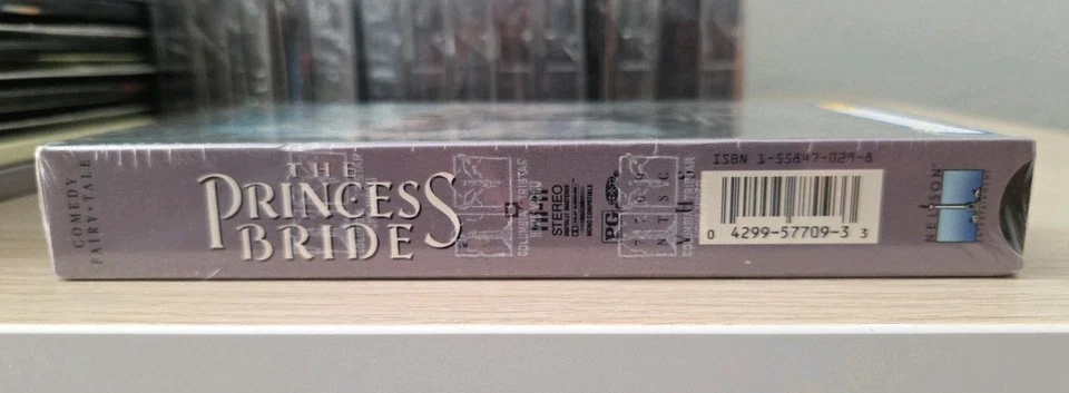 The Princess Bride 1987 Sealed Nelson VHS Watermark UPC Both Sides - Image 3 of 4