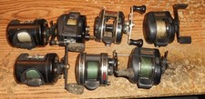 VINTAGE ABU GARCIA AMBASSADEUR BAITCASTING REEL LOT/7 REELS/FOR PARTS!
