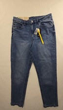 ESMARA Mom Jeans Women Size 32 Blue Denim Cot...