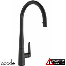 Abode Coniq Black Single Lever Kitchen Sink Tap AT2121 "GRADED"