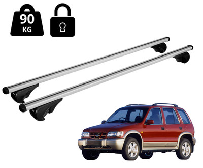 DACHTRÄGER DACHTRÄGER FÜR KIA SPORTAGE 1993-2004 MIT DIEBSTAHLSICHERUNG HANDLAUF
