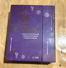 NIB tarot cards Magic Of Tarot By Liz Dean Sealed Deck 78 cards + 64 page book