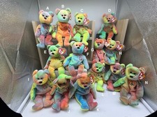 TY Beanie Baby Peace Bear - Pick your pattern!