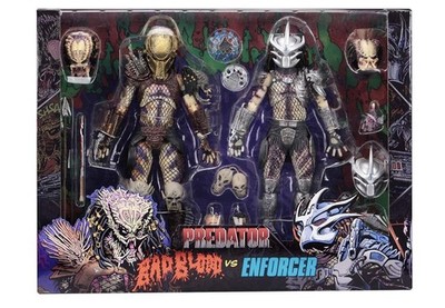 NECA Predator Action Figure BAD BLOOD VS ENFORCER (CHECK THE PHOTOS    )