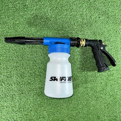 SwiftJet Car Wash Foam Gun Microfiber Wash Mitt  Car Foam Sprayer Used