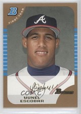 2005 Bowman Draft Gold Yunel Escobar #BDP88 h3a