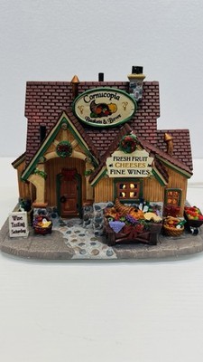 Lemax Harvest Crossing  Cornucopia Baskets & Bows  Extremely Rare & NEW Retired