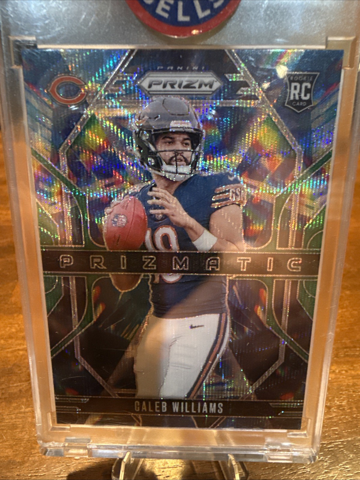 2024 Panini Prizm - Prizmatic Caleb Williams #1 Green Wave Prizm (RC)