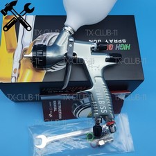 For Devilbiss Te110 1.8mm Silver Gray Tool Pistol Spray Gun Car Gti Pro Lite For Devilbiss Te110 1.8mm Silver Gray Tool Pistol Spray Gun Car Gti Pro Lite