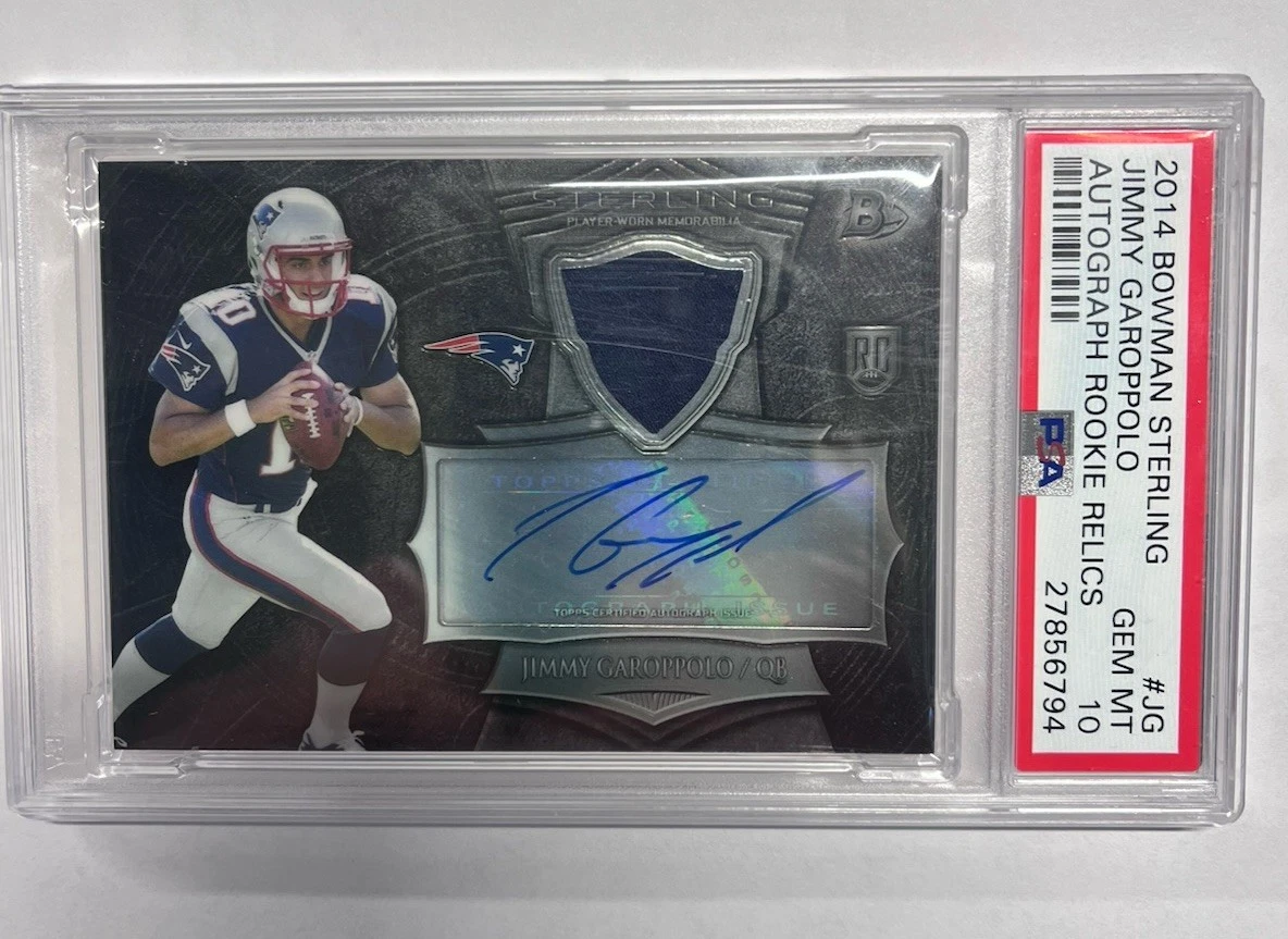Jimmy Garoppolo Bowman Sterling Autograph Rookie Relics #JG Base