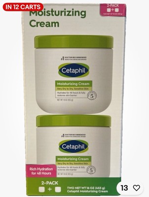 Cetaphil Moisturizing Lotion 20 oz 2 Pack for Dry to Normal Sensitive Skin