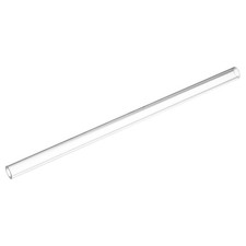 2pcs Clear Rigid Tubing Pipe 10mm ID x 16mm 5/8" OD 1Ft 305mm Round Plastic