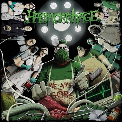 Haemorrhage / We Are The Gore (Kelly Green with Black,Bone Whit