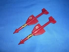 1986 GI JOE ARAH COBRA HYDRO SLED 2 MISSILE PART ACCESSORY