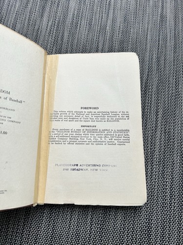Balldom The Britannica of Baseball by George Moreland 1914 1st Edition SIGNED - Picture 5 of 8