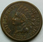 US 1885 Indian Head Cent  **