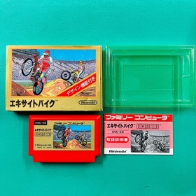 Instruction Manual Cassette NES Excite Bike Fc retro game