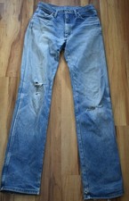 Wrangler Men's Cowboy Cut 13MWZ Pro-Rodeo Jeans Sz 30 X 38, Grunge, Destroyed