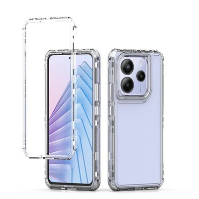 3IN1Protection Case for Redmi 10/10C/13/Note 13Pro plus /Note10 Clear Back Cover