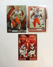 Myles Garrett (3) Card Lot - 2025 Optic, Mosaic 2024 Donruss  Cleveland Browns