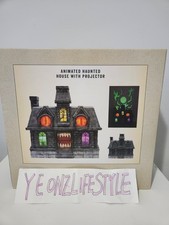 2025 Cracker Barrel Halloween Haunted House Projection Lights Sound Eyes Teeth